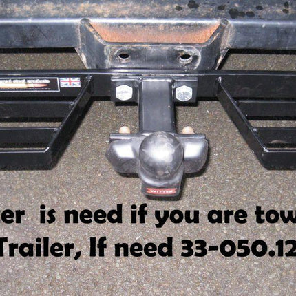 Double Tow Bar Step Silver, Van / Truck / Lorry / Pickup