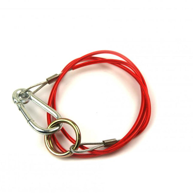 H/D Breakaway Cable + Ring, Trailer Brake Cable / Wire, 1 Meter Long / 3620