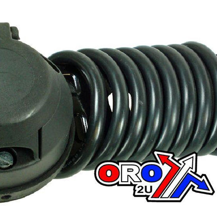 7 Pin Prewired Socket + Plate, Trailer Socket Tow / Each, 6011