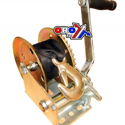 Hand Winch 1200LB/545KG, Atv/utv, Boat/jet Ski. Strap