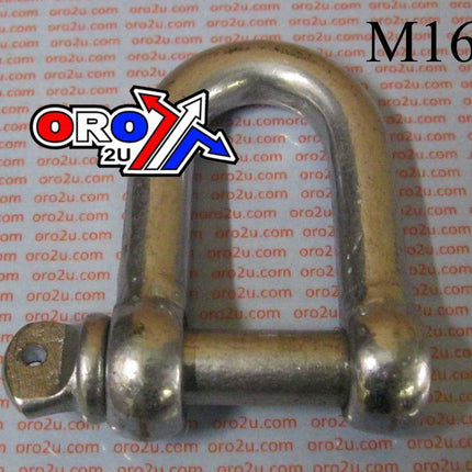Each Shackle M16 Wire Rope Strap, D Shackle 5042