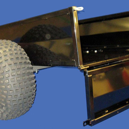 ATV Box Trailer 600KG 2Wheel, Quad Bike Trailer / Black, Extra Carriage Charge!!