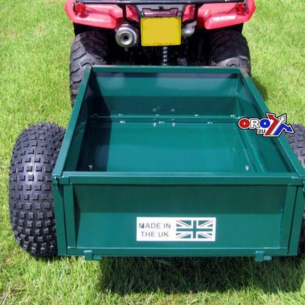 ATV Box Trailer 600KG 2WHEEL Quad Bike Trailer Green Extra Carriage Charge!!