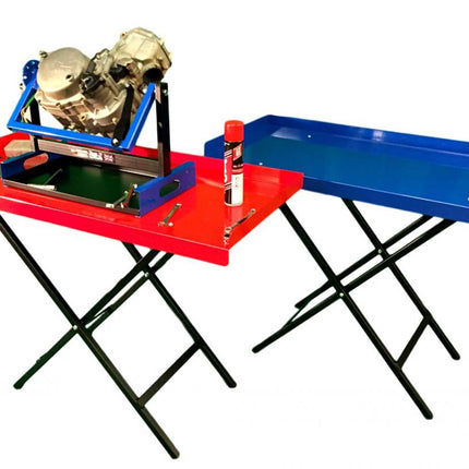 Tag-z Pro Folding X-bench, Red / Table / Work Top