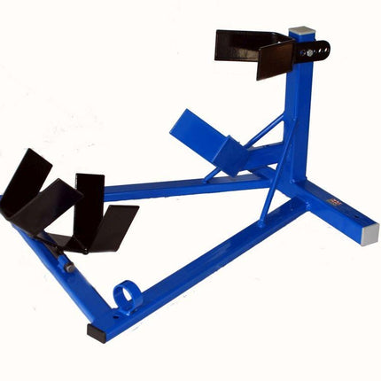Roll On Wheel Chock Blue/bk, Heavy Duty Roll On Shoe