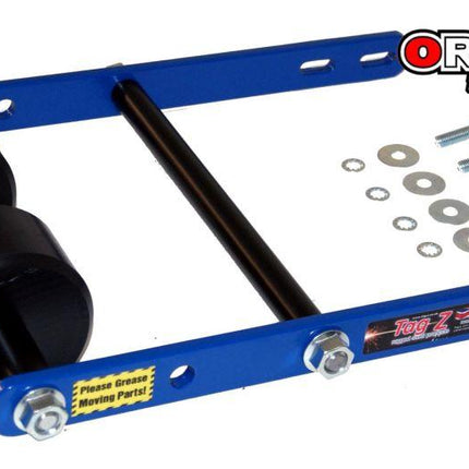 Wheelie Bar 2 Roller Tag-z Blue, ATV Quad Wheelie Saver / Catch, 3.4KG 34x22x7cm