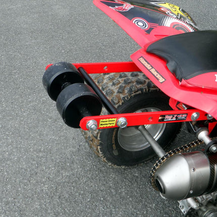 Wheelie Bar 2 Roller Tag-z Blue, ATV Quad Wheelie Saver / Catch, 3.4KG 34x22x7cm