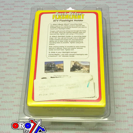 Rack Flashlight Holder, ATV Quad UTV Light Holder
