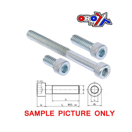 M6x50 Allen Cap Bolt Bzp