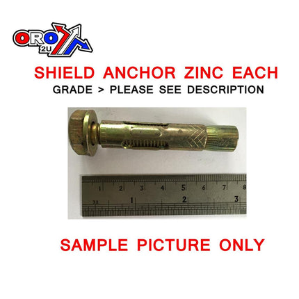 M8 Shield Anchor Zinc Each