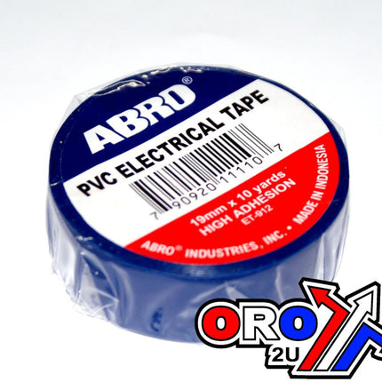 Blue PVC Electrical Insulation Tape 19mm x 10 yards