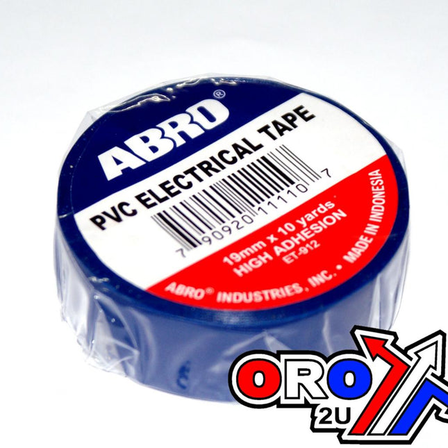 Blue PVC Electrical Insulation Tape 19mm x 10 yards