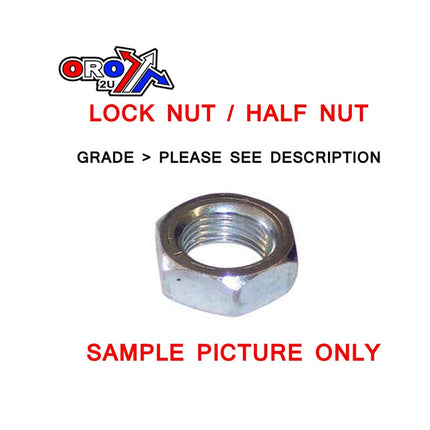 M20 Lock Nut / Half Nut Each