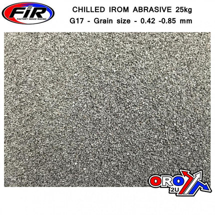 Chilled Irom Abrasive 25kg, G17 - Grain size - 0.42 -0.85 / Sand Blasting Grit Media Shot Blasting