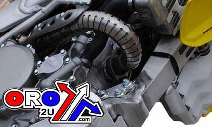 Header Pipe Guard Stainless Steel Universal 4-STROKE, 869 Ricochet