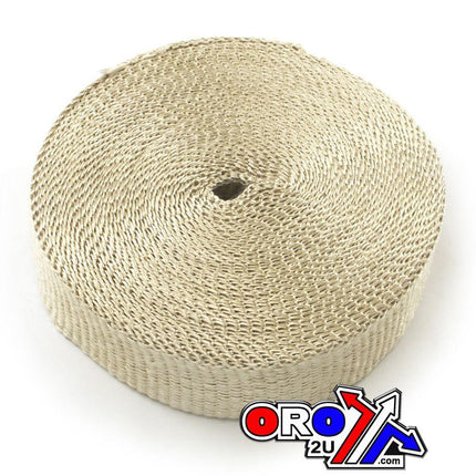 2x50' TAN EXHAUST WRAP, Manifold Downpipe High temperature Tape, HX500-2000