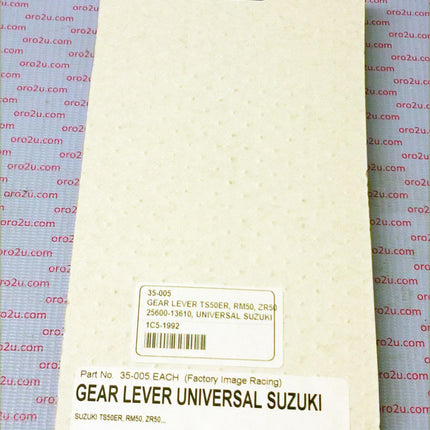 Gear Lever TS50ER, RM50, ZR50, 25600-13610, Universal Suzuki