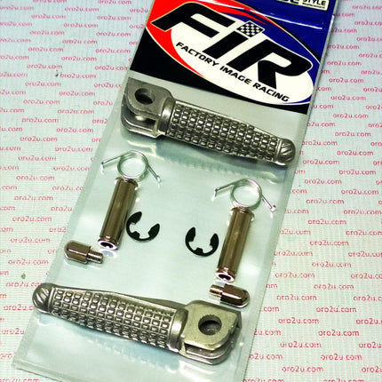 Foot Peg Set Front Kawasaki Ninja ZX-6R 9R 10R 650R Z1000 Zzr 600 1200 34028-0060 34028-0059