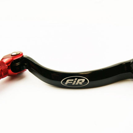 Gear Lever Shift CR125 CR500, Aluminium Forged 24700-KZ4-J10, FIR Brand, Black & Red