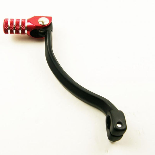 Gear Lever Shift CR125 Blk/rd, Aluminium Forged 24700-KZ4-J10, Rtech R-LEVC00CR003
