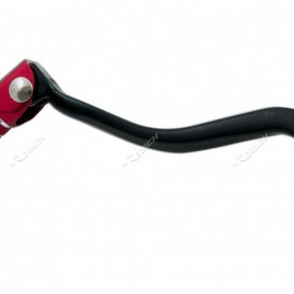 Gear Lever Shift CR125 Blk/rd, Aluminium Forged 24700-KZ4-J10, Rtech R-LEVC00CR003