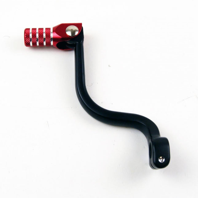 Gear Lever Alu KX Black / Red, KX125/250/500 R-LEVC00KX004
