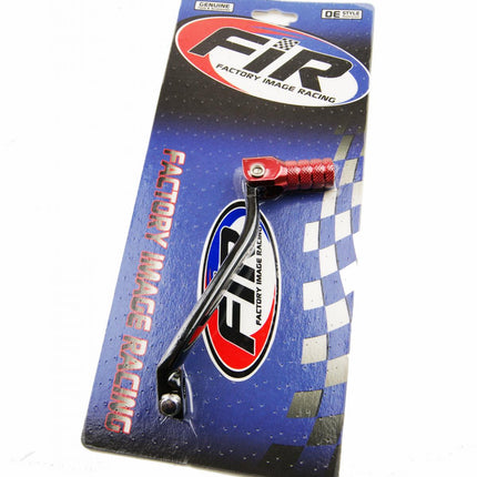 Gear Lever Shift CR80 CR85, Aluminium Forged 24700-GM7-700, FIR Brand, Black & Red