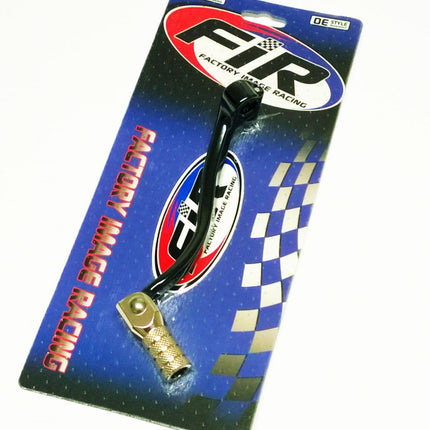 Gear Lever Black Kxf RMZ 250, Aluminium Forged 13156-0030, FIR Brand, Black & Titanium