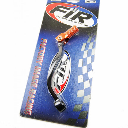 Gear Lever KTM Blk/orange, Aluminium Forged 59034031000, FIR Brand, Black & Orange