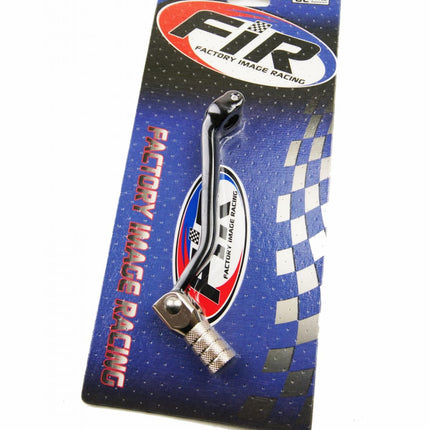 Gear Lever Black KX 125 03-05, Aluminium Forged 13156-1493, FIR Brand, Black & Titanium