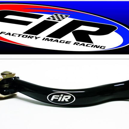 Gear Lever Black KX 250 03-07, Aluminium Forged 13156-0049, FIR Brand, Black & Titanium