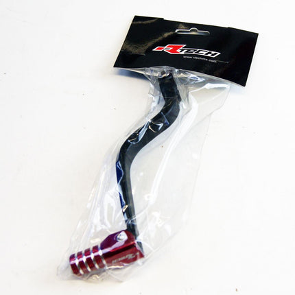 Gear Lever Alum Black / Red, RM85 02-15 R-LEVC00RM001