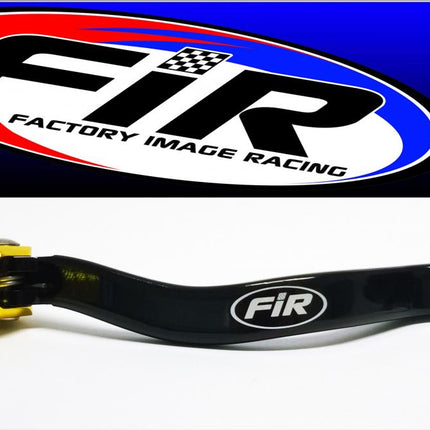 Gear Lever Shift RM 80 85, Aluminium Forged 25600-02B01, FIR Brand, Black & Gold