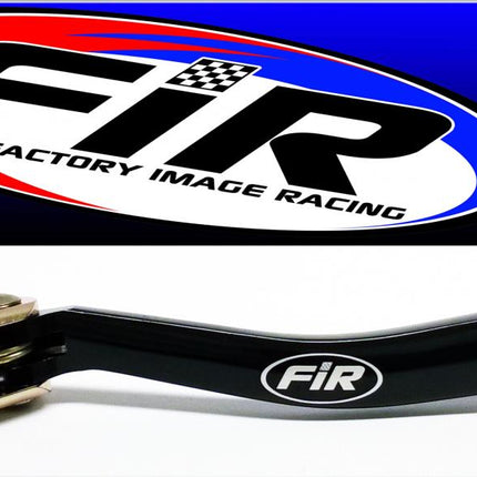 Gear Lever Black Kxf KLX 450, Aluminium Forged 13156-0084, FIR Brand, Black & Titanium