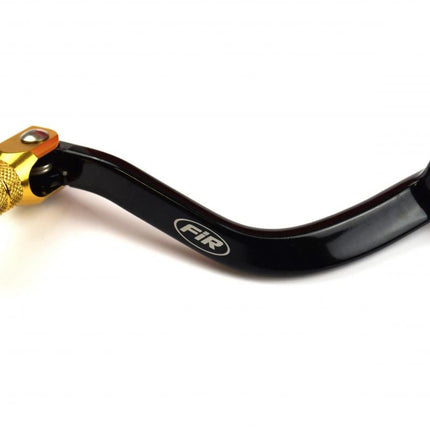 Gear Lever Shift RM 250 94-08, Aluminium Forged 2560028E11, FIR Brand, Black & Gold