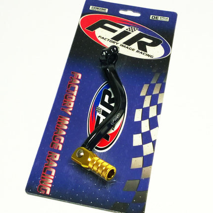 Gear Lever Shift RM 250 94-08, Aluminium Forged 2560028E11, FIR Brand, Black & Gold