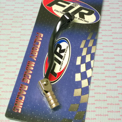 Gear Lever Black Kxf 250 06-08, Aluminium Forged 13156-0050, FIR Brand, Black & Titanium