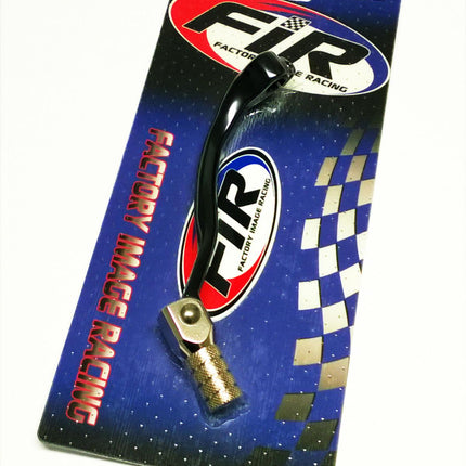 Gear Lever Black Kxf 250 06-08, Aluminium Forged 13156-0050, FIR Brand, Black & Titanium