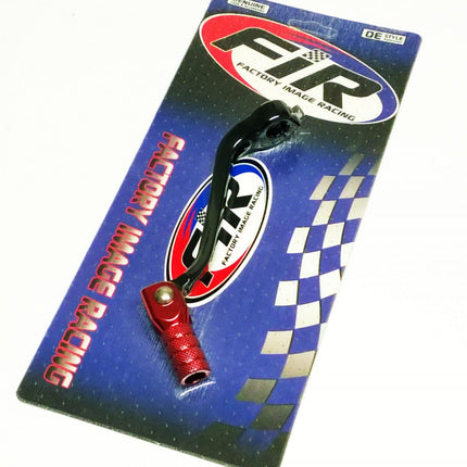 Gear Lever Shift 05-16 CRF450X, Aluminium Forged 24700-MEY-670, FIR Brand, Black & Red