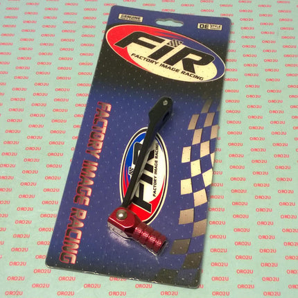 Gear Lever Shift Black CRF80/100, Aluminium Forged 24701-KN4-A60, FIR Brand, Black & Red