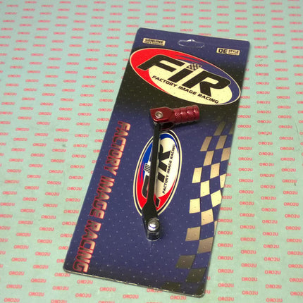 Gear Lever Shift Black CRF80/100, Aluminium Forged 24701-KN4-A60, FIR Brand, Black & Red