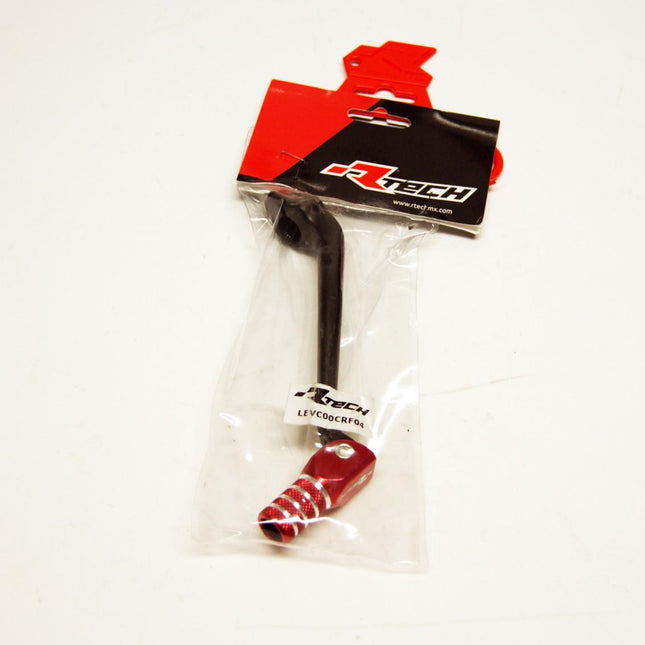 Gear Lever Alu. Black / Red, 09-16 CRF450R R-LEVC00CRF04
