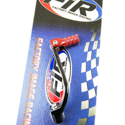 Gear Lever Shift CRF 110 13-17, Aluminium Forged 24701-KYK-910, FIR Brand, Black & Red