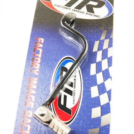 Gear Lever Shift KLX 110 02-04, Aluminium Forged 13156-1489, FIR Brand, Black & Titanium