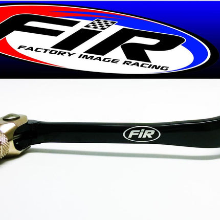 Gear Lever Shift KLX 110 02-04, Aluminium Forged 13156-1489, FIR Brand, Black & Titanium