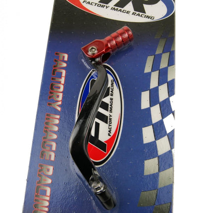 Gear Lever Shift Beta 250-520, Aluminium Forged 006050008000, FIR Brand, Black & Red