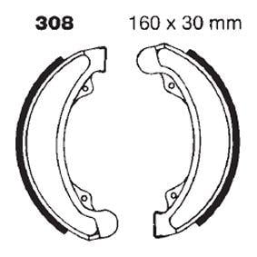Brake Shoes Honda CB125 CB175 Ebc H308