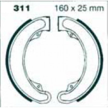 Brake Shoes 19-78-1979 Honda XL250 Ebc S311 H311