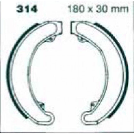 Brake Shoes Ebc H314, VB119 S314