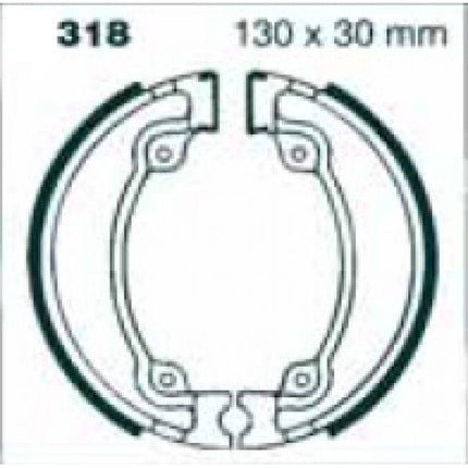 Brake Shoes Honda Xl 400 500 600 Ebc H318 VB136 S318
